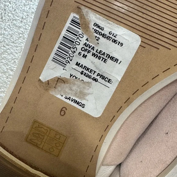 Kelsi Dagger Brooklyn Aiva Women's 10 Beby Pink Leather Off White Pointed Mules - Picture 7 of 8